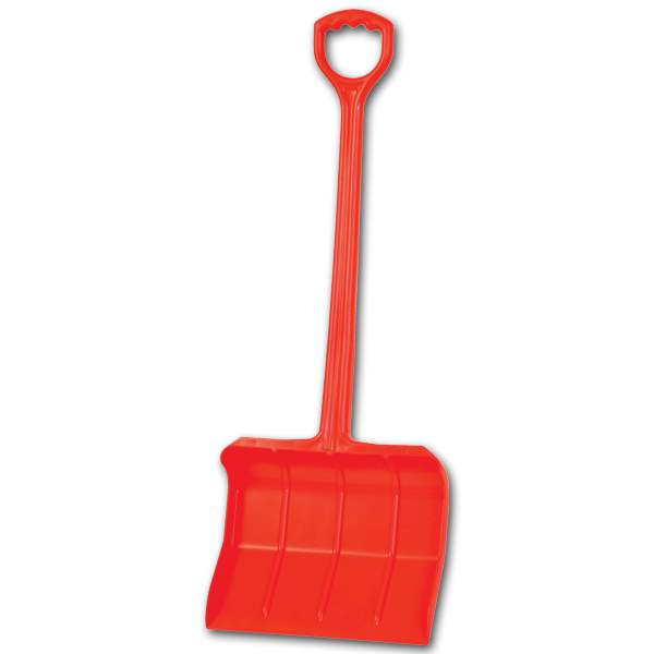 Schneeschaufel Flocke Premium rot