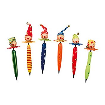 Kugelschreiber Clowns 6er Set