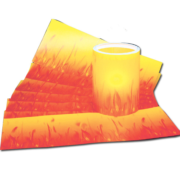 Laternen-Zuschnitte "Feuer" 25er Pack