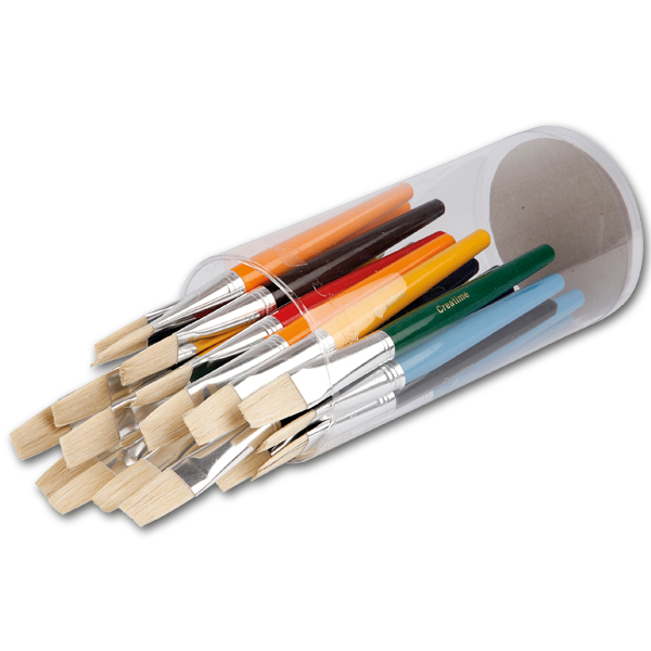 Junior Brush Pinsel flach 10 Stück