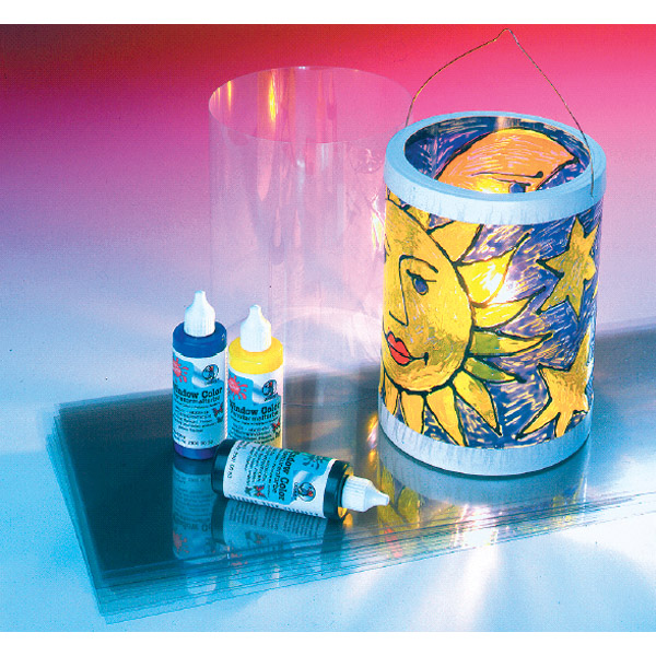 Laternen-Zuschnitte "Windradfolie klar" 25er Pack