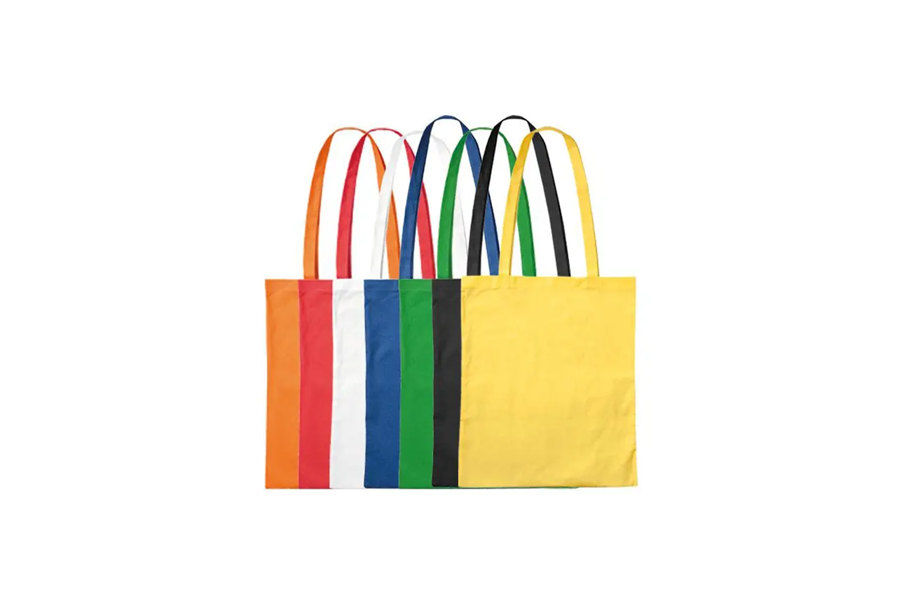Bunte Taschen, zu den Textilien