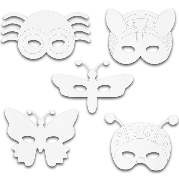 Masken "Insekten" 16er Set