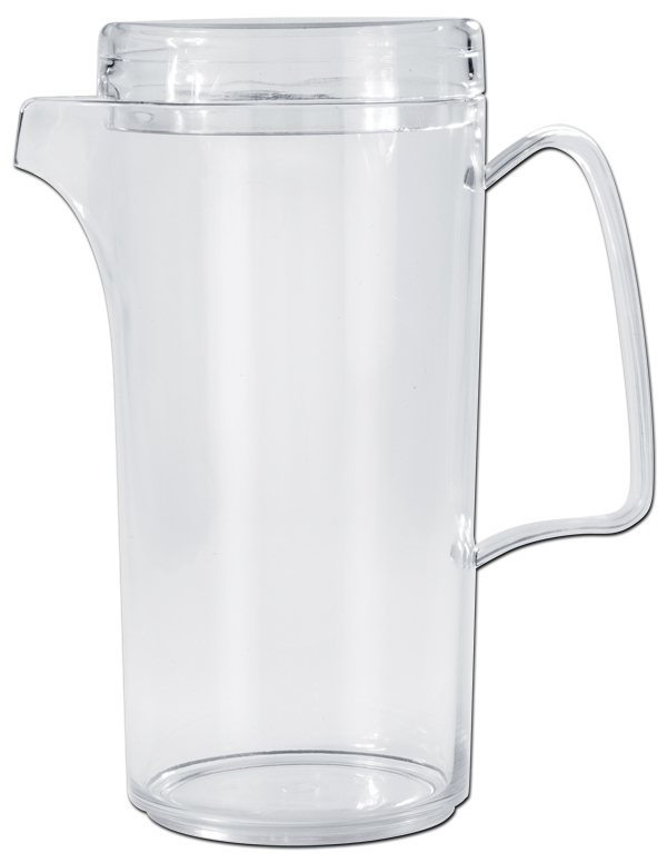 Kanne mit Deckel 0,6 l glasklar