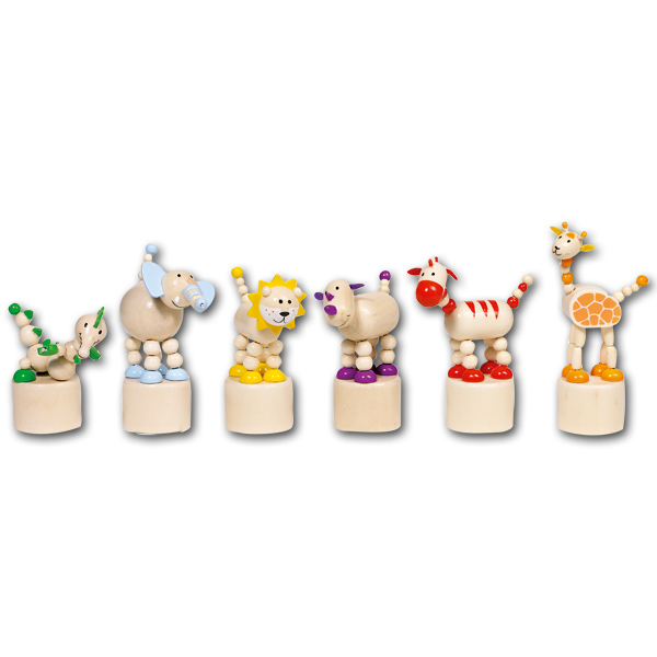 Wackeltiere Afrika 12er Set