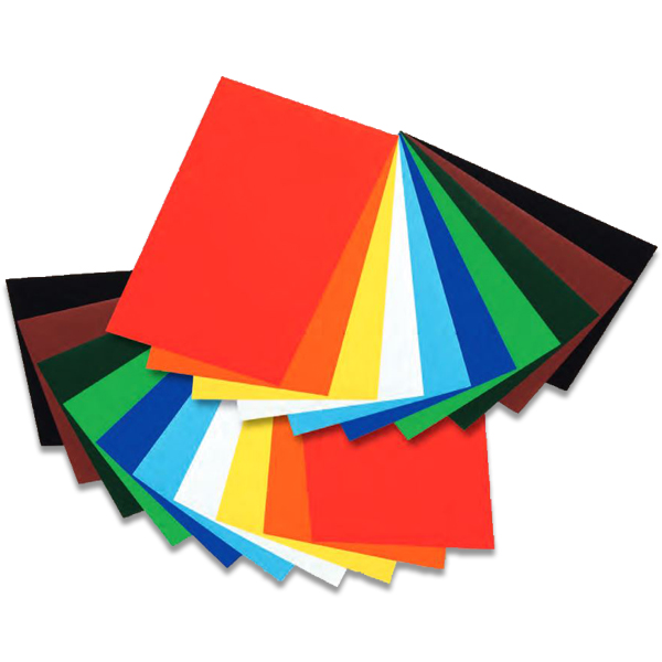 Buntpapier Sortiment gummiert