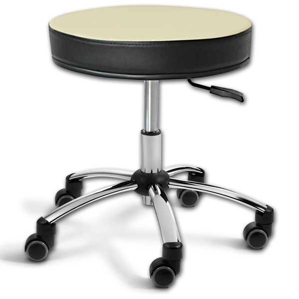 Sanus® Hocker 41-49 cm beige Kunstleder