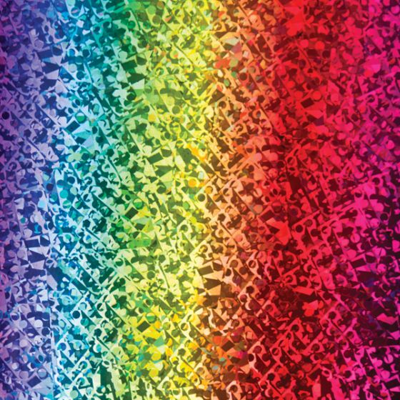 Hologrammfolie Regenbogen 1m - Trend Creativ