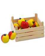 Äpfel in Kiste