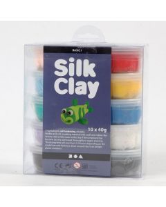Modelliermasse "Silk Clay" Basic Sortiment