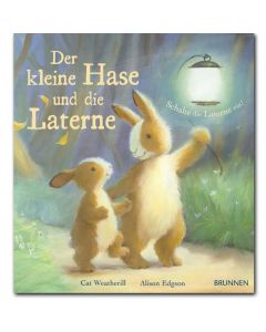 Der kleine Hase und die Laterne (mit elektrischer Lampe)