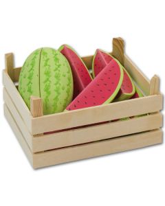 Melonen in Kiste