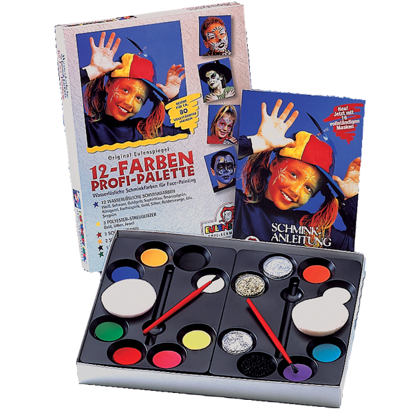 Eulenspiegel Profi-Schminkfarben-Set