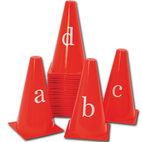 Buchstabenkegel 26er Set