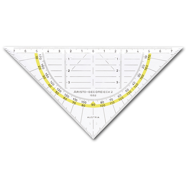 Geodreieck, TZ-Dreieck 16 cm